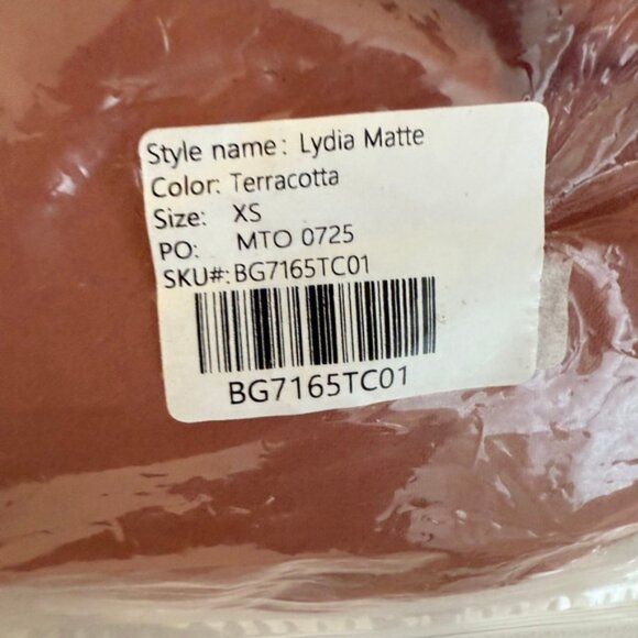 Women's Birdy Grey Lydia Matte Terracotta Maxi Dress XS NWT - Picture 6 of 16